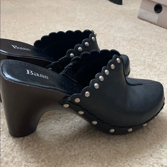 Studded Leather Clogs - Picture 3 of 6